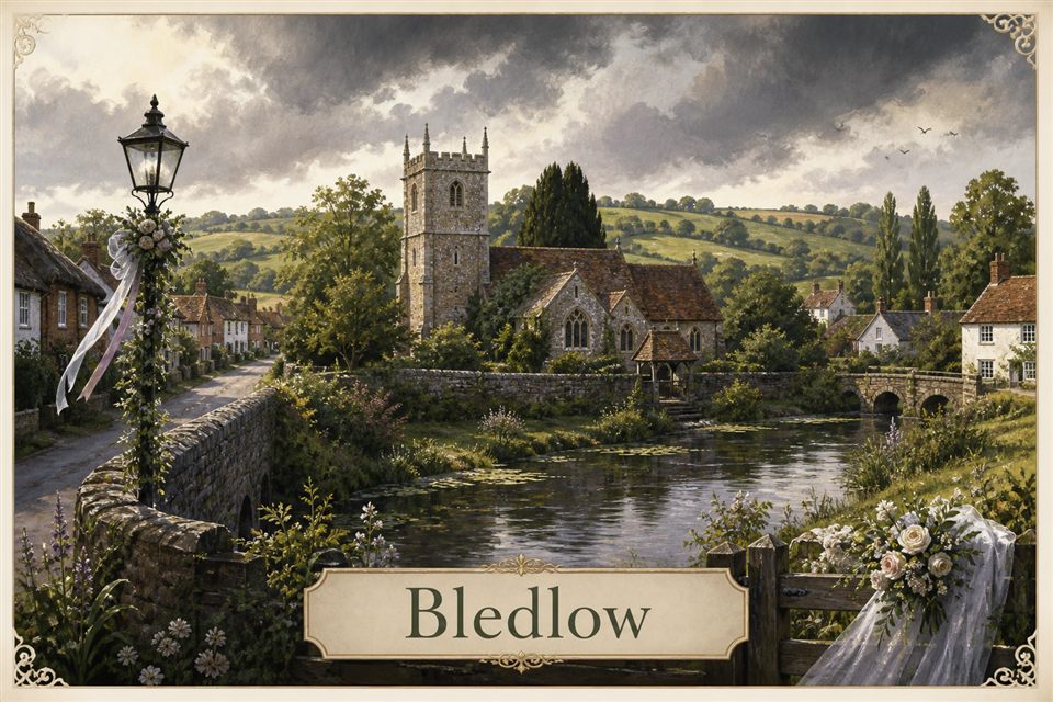 AI-generated fictional impression of Bledlow, created from the setting's story premise and themes