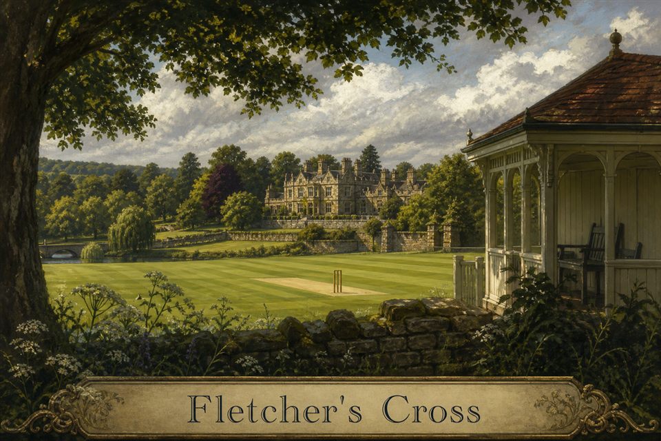 AI-generated story interpretation of the fictional setting Fletcher's Cross