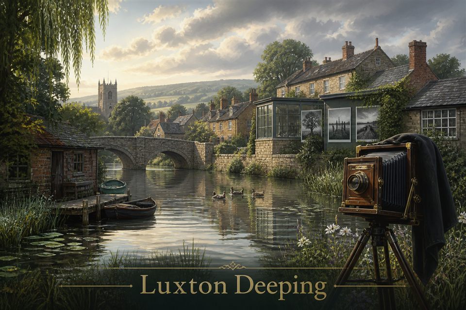 AI-generated story interpretation of the fictional setting Luxton Deeping